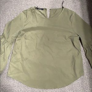 forever 21 green long sleeve shirt